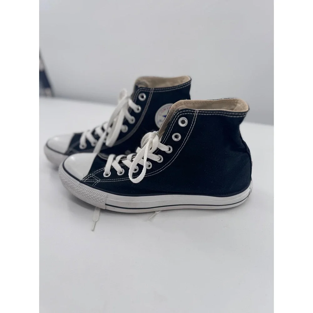 Converse Chuck Taylor All Star High Top Mens 9 Womens 11 Black Sneakers M9160 - Picture 2 of 11